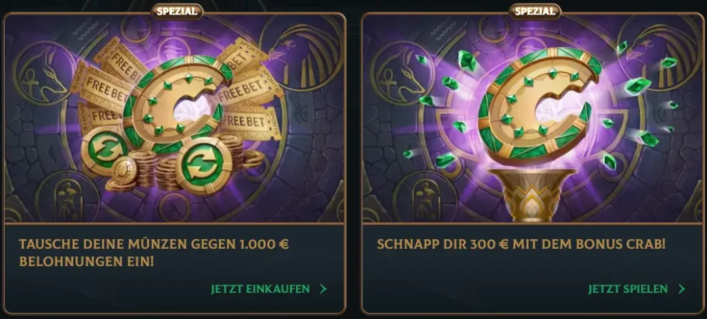 Talismania Casino Bonus Crab